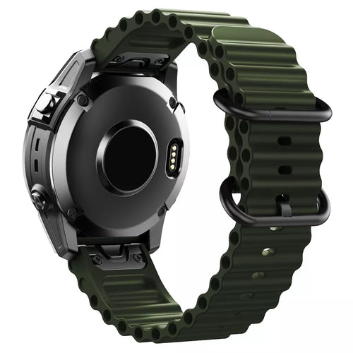Correa Ocean Garmin Fenix 8 Pro - 51mm (verde militar)