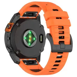 Correa deportiva con hebilla Garmin Instinct 3 - 50mm (naranja/negra)