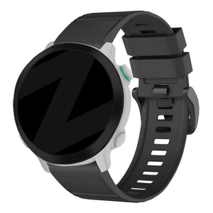 Bandz Garmin Forerunner 965 Buckled Silicone Strap (Black)