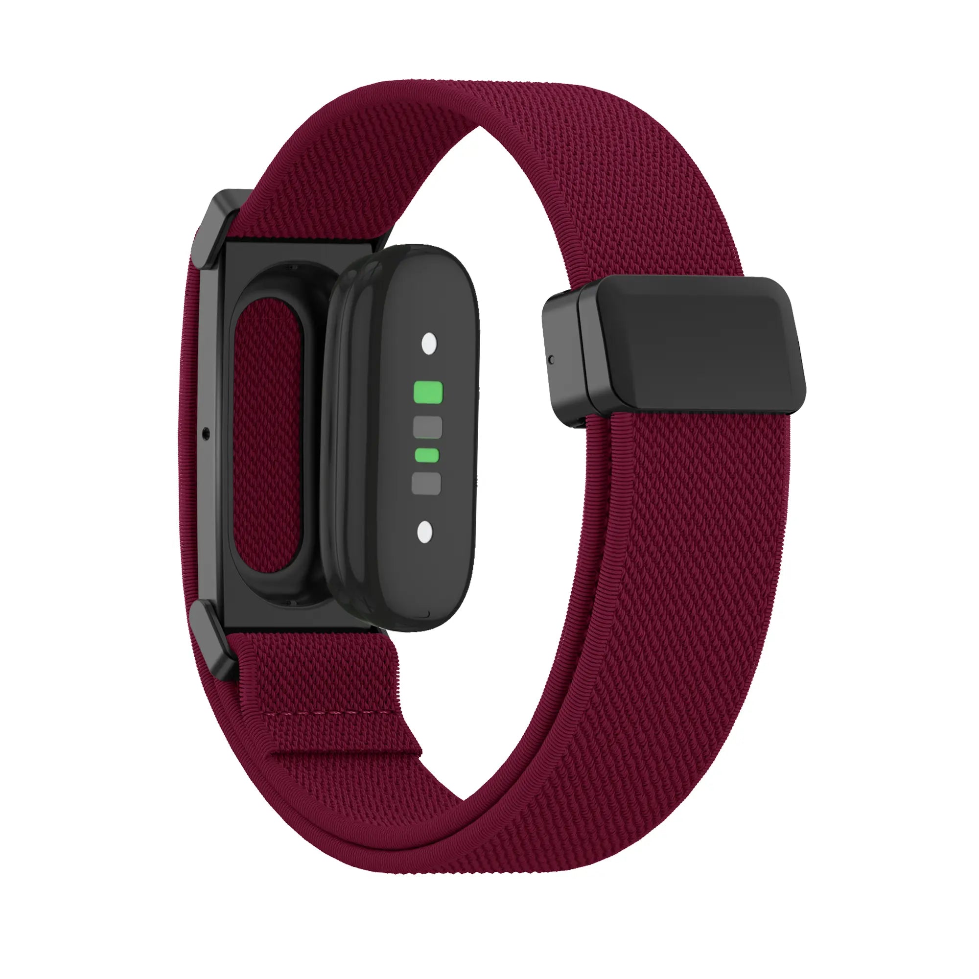 Bandz Correa nylon con hebilla-D Fitbit Air (rojo vino)