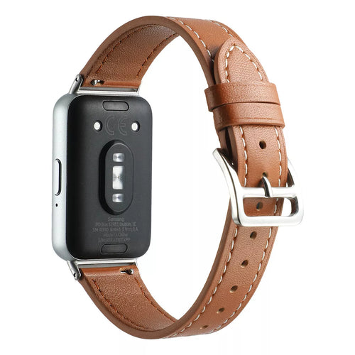 Correa cuero Samsung Galaxy Fit 3 (marrón)