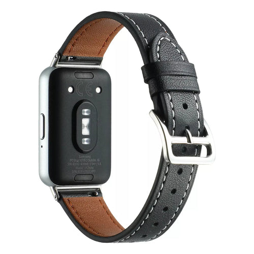 Correa cuero Samsung Galaxy Fit 3 (negra)