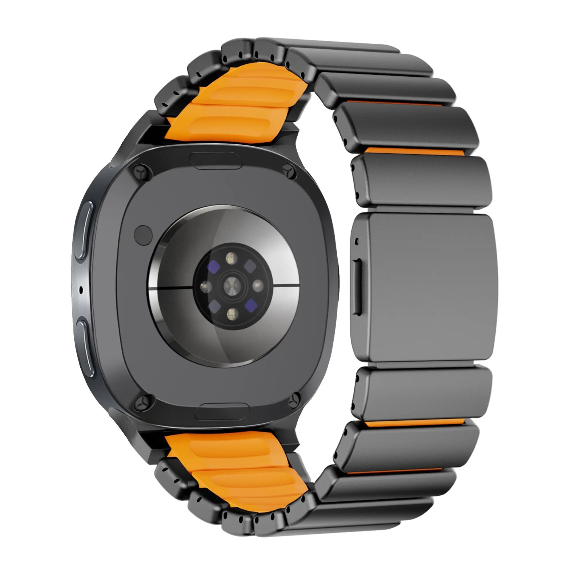 Bandz Correa titanio 'Hybrid' Samsung Galaxy Watch 9 - 40mm (negro/naranja)