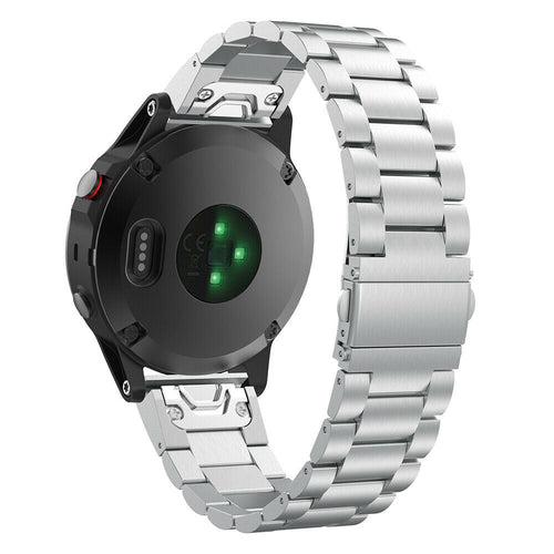 Garmin Instinct 2 Steel Strap (Silver)