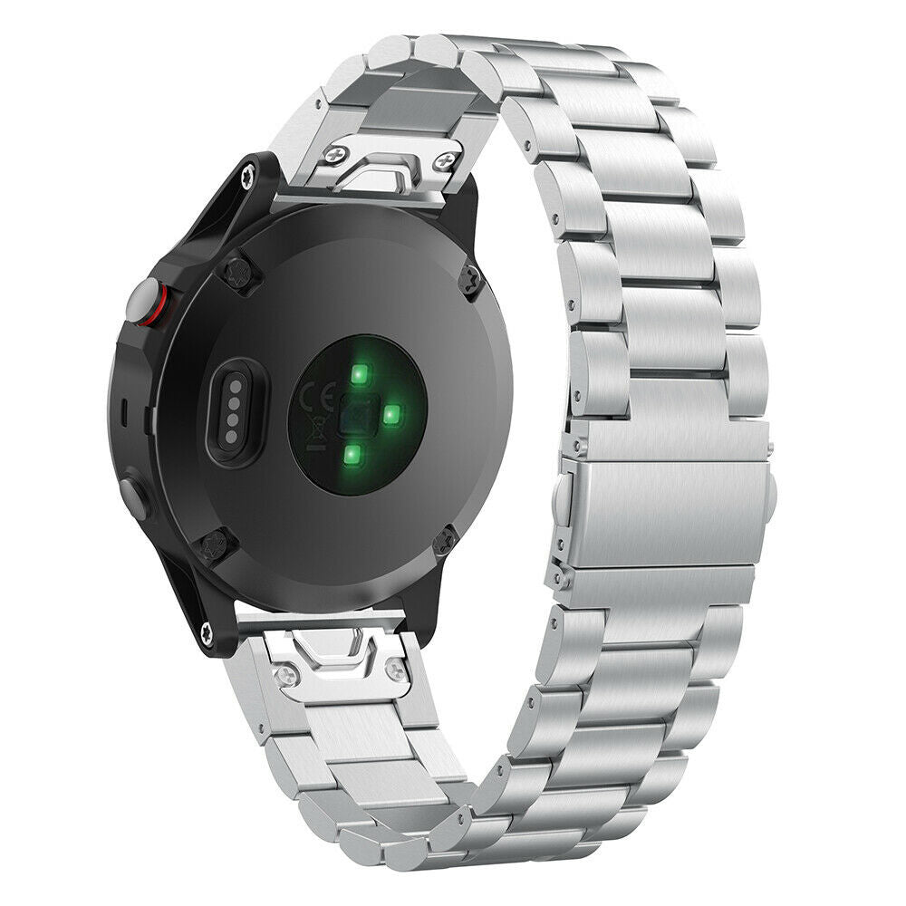 Correa acero Garmin Instinct 2 (plateado)