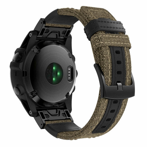 Garmin Instinct Nylon Hybrid Strap (Beige)