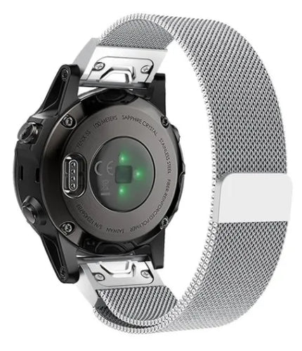 Correa milanesa Garmin D2 Delta S (plateado)