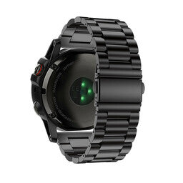 Correa acero Garmin Instinct 3 - 50mm (negra)