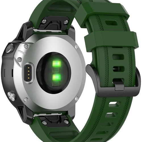 Correa silicona Garmin Descent Mk3(i) - 43mm (verde militar)
