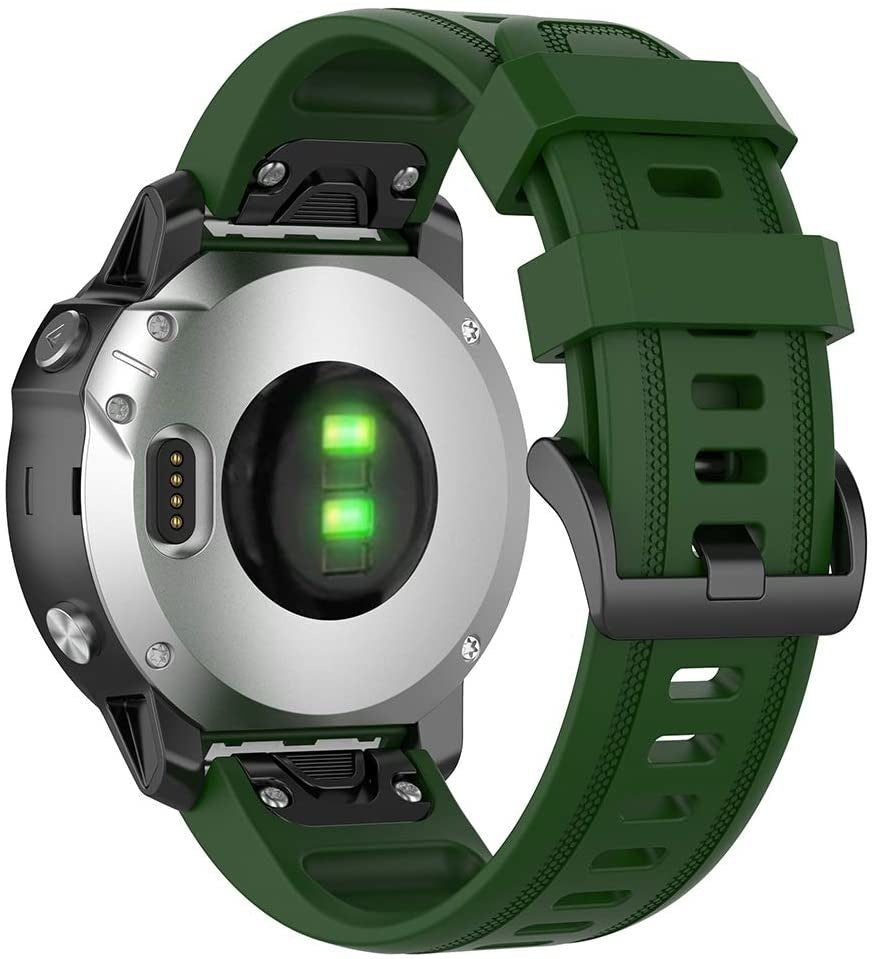 Correa silicona Garmin Approach S70 - 42mm (verde militar)