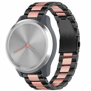 garmin-vivomove-3s-stahlarmband-schwarz-rosa