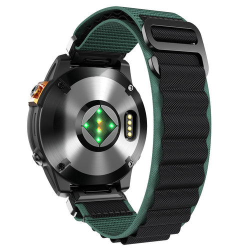 Garmin Fenix 3 Alpine Nylon Strap (Green/Black)