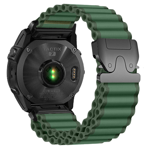 Correa nylon Outdoor con hebilla-P Amazfit T-Rex Ultra 2 (verde)