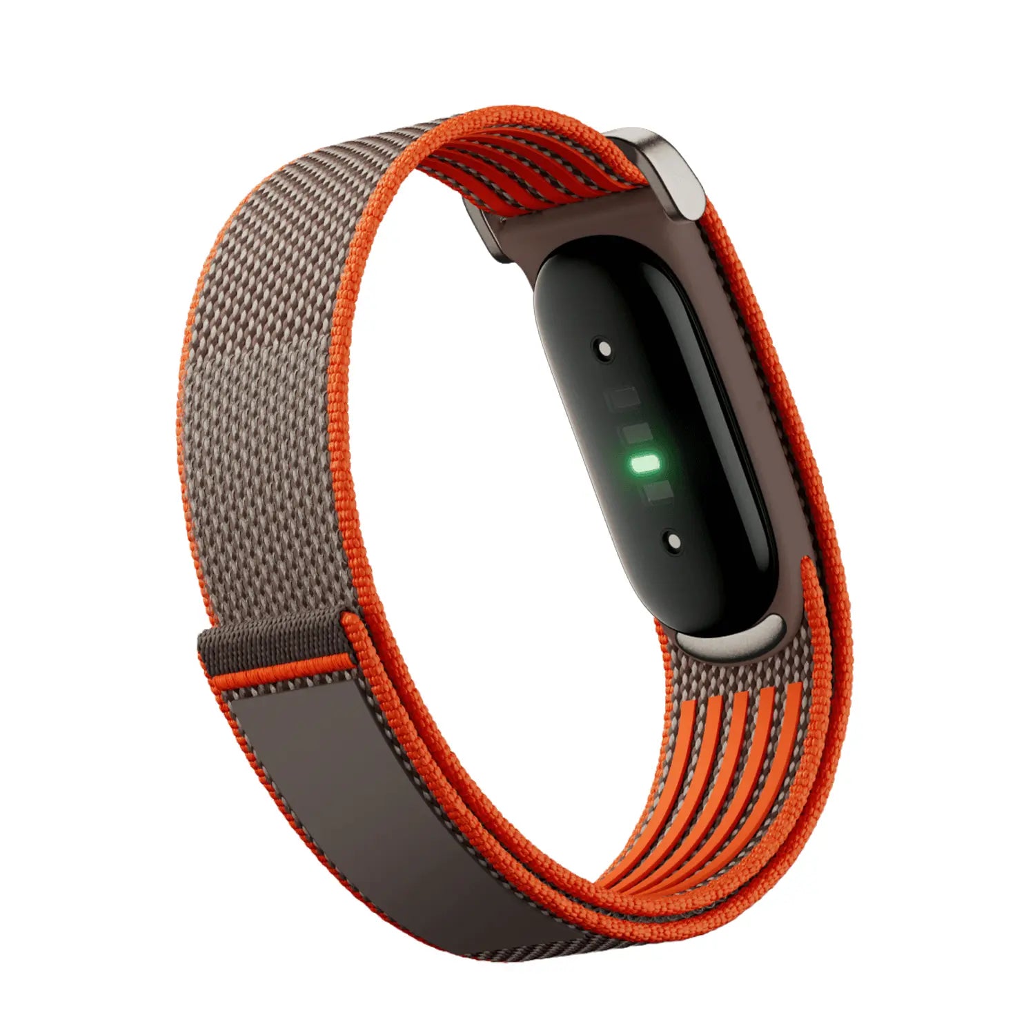 Corea nylon clásico Fitbit Air (gris/naranja)