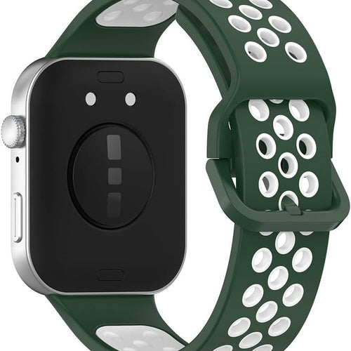 Huawei Watch Fit 5 Pro Sport Strap (Green/White)