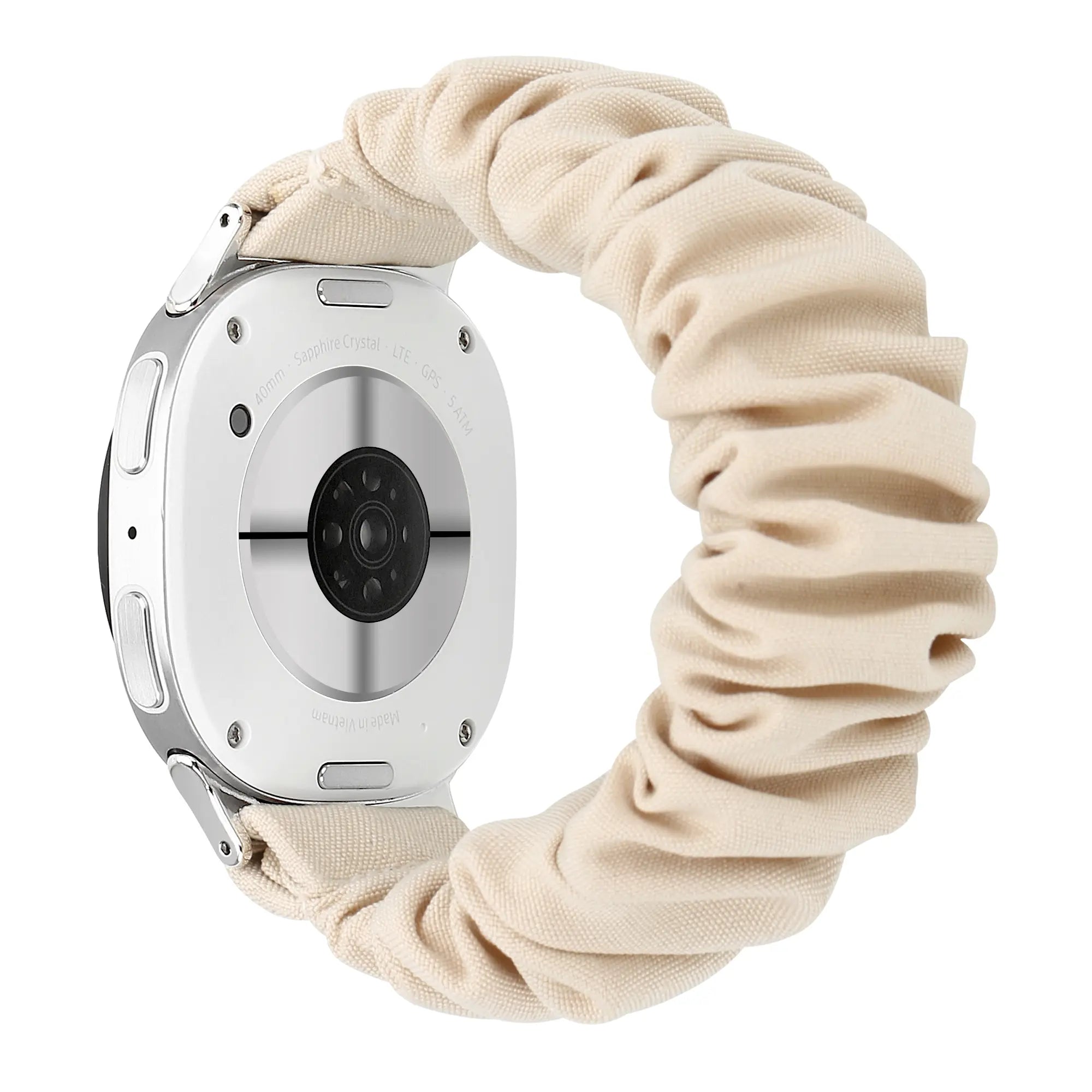 Correa elástica Samsung Galaxy Watch 9 - 40mm (blanco estrella)