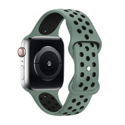 Correa deportiva Apple Watch (cian/negro)