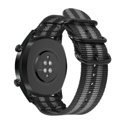 Correa nylon con hebilla Amazfit GTR 4 (negro/gris)
