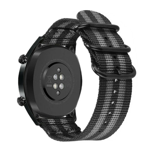 Gard Pro Health Smartwatch 3 - 48mm Nylon Buckle Strap (Black/Grey)