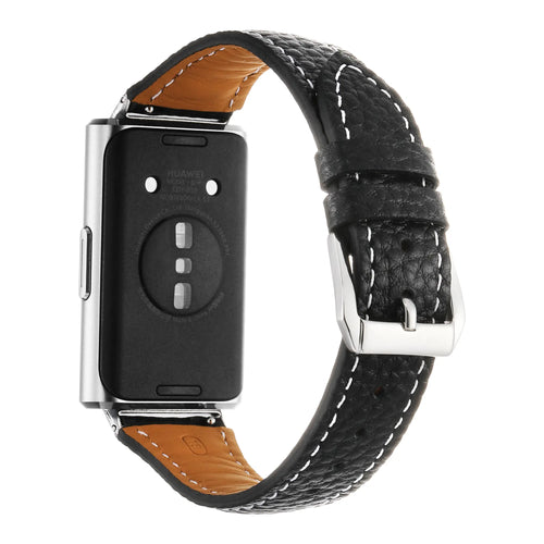 Correa cuero Huawei Band 11 (negro)