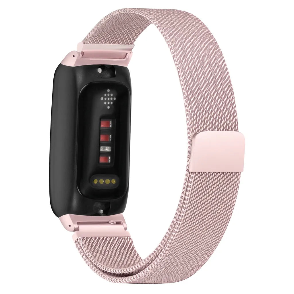 Correa milanesa Fitbit Inspire 3 (rosa)