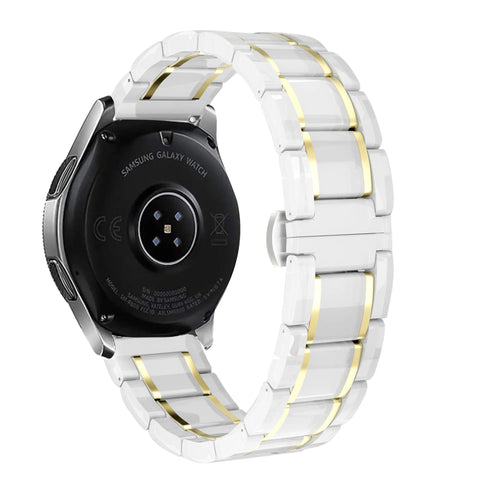 Coros Apex 2 Ceramic Steel Strap (White/Gold)