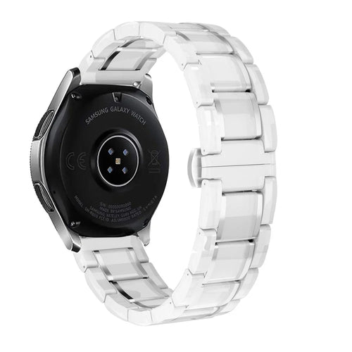 Huawei Watch GT 7 - 41mm Ceramic Link Strap (White/Silver)