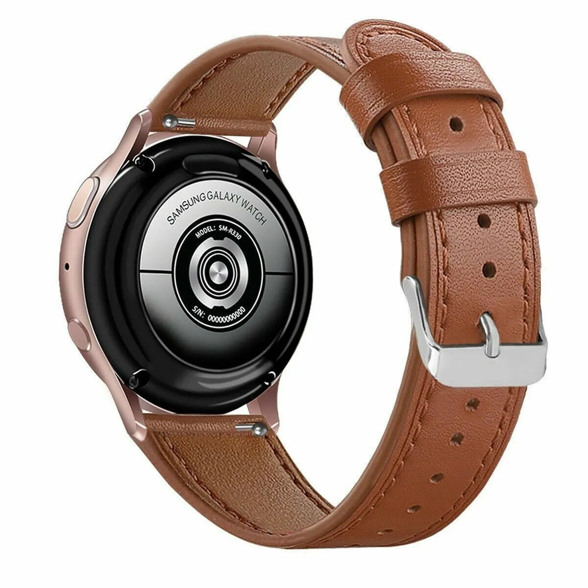 Correa cuero moderna Amazfit Active (marrón)