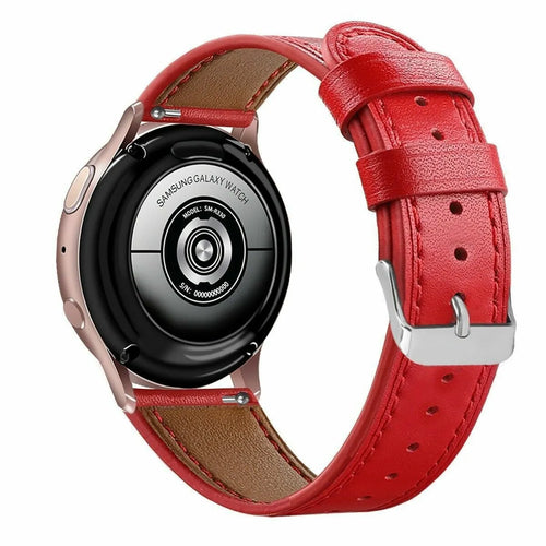 Correa cuero moderna Amazfit GTR Mini (rojo)