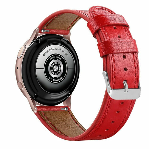 Amazfit Active 2 Modern Leather Strap (Red)