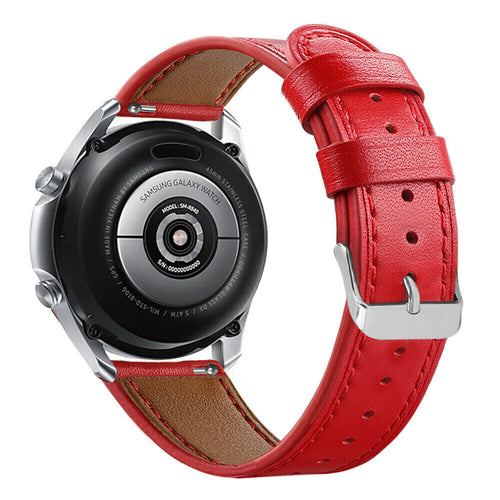 Amazfit Balance 2 Modern Leather Strap (Red)