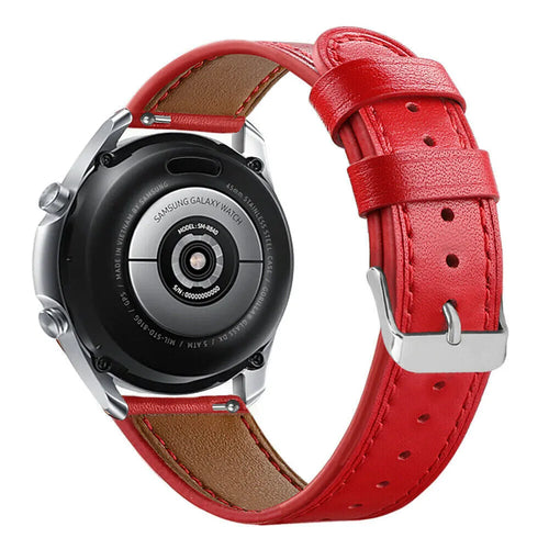 Oppo Watch X3 Modern Leather Strap (Red)