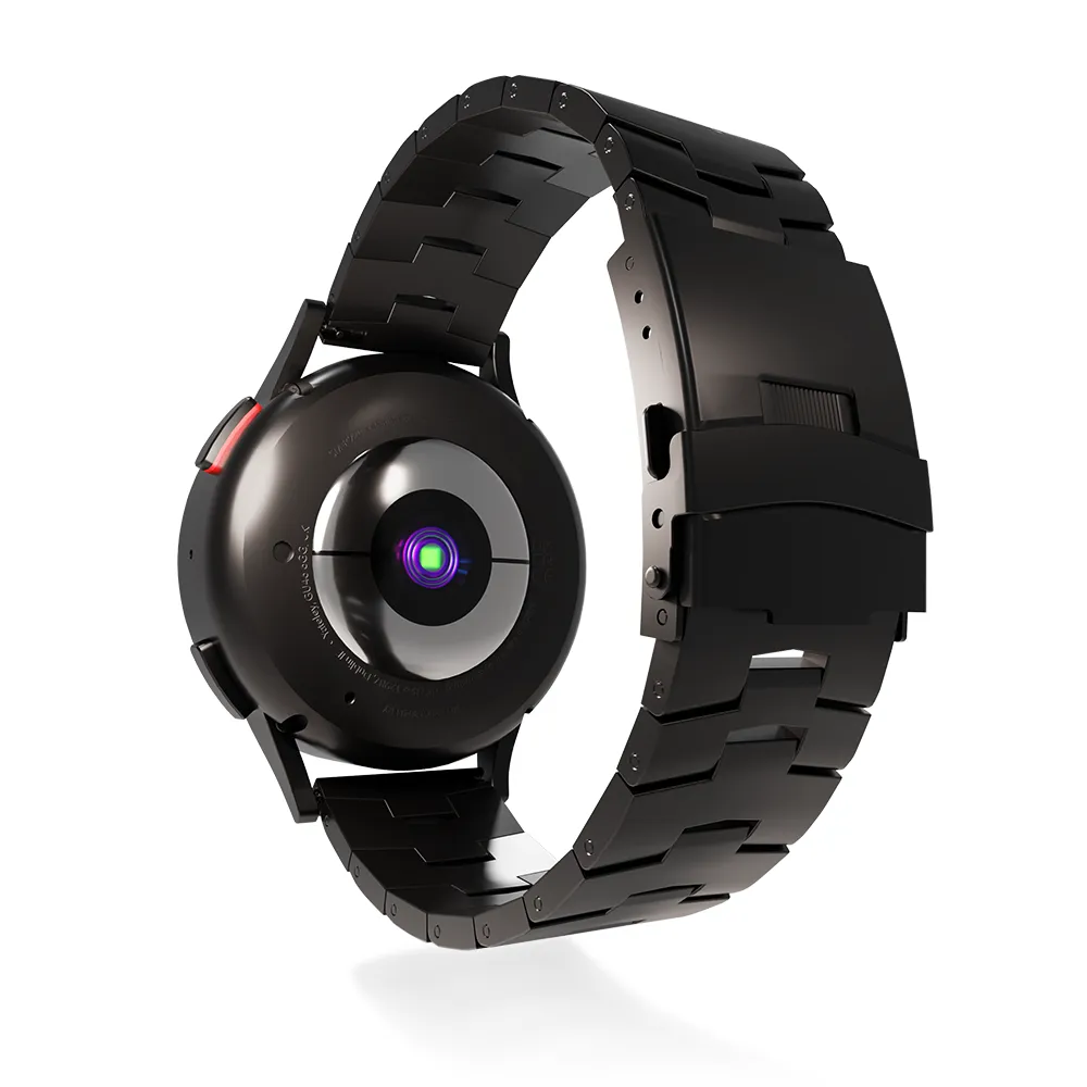 Correa titanio granulado Gard Pro Health Smartwatch 3 - 48mm (negro)