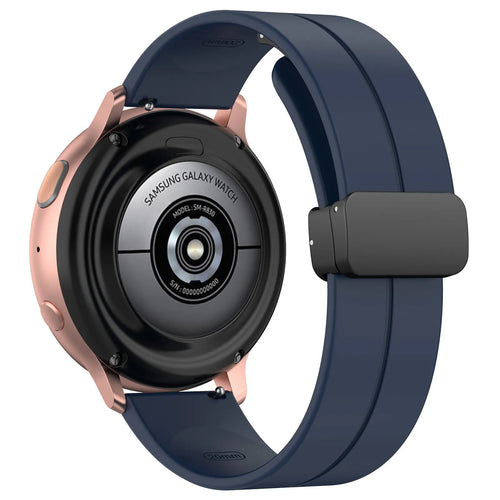 Coros Apex 2 D-Buckle Silicone Strap (Dark Blue)