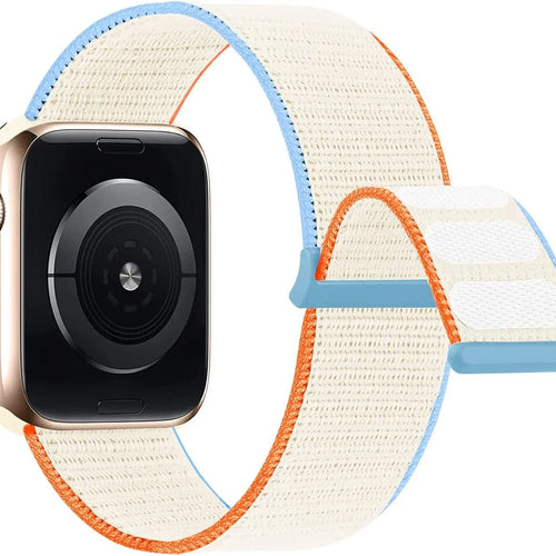Nylon Loop Strap, on a watch, 3/4 rear view