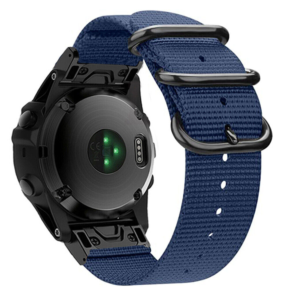 Garmin Fenix 8 Pro - 51mm Nylon Strap with Buckle (Blue)