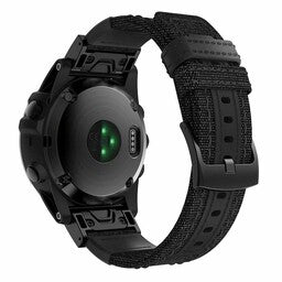 Correa nylon híbrida Garmin Instinct E - 45mm (negra)