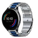 OnePlus Watch Steel Strap (Silver/Blue)