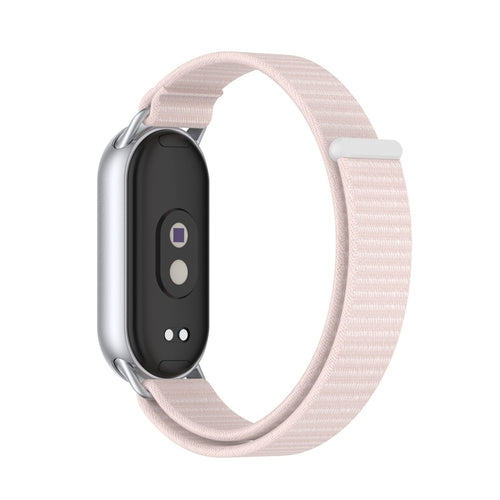 Correa nylon moderna Xiaomi Smart Band 10 (rosa claro)