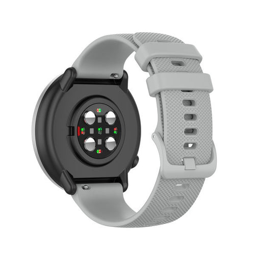 Correa reloj silicona premium 20mm - universal (gris)