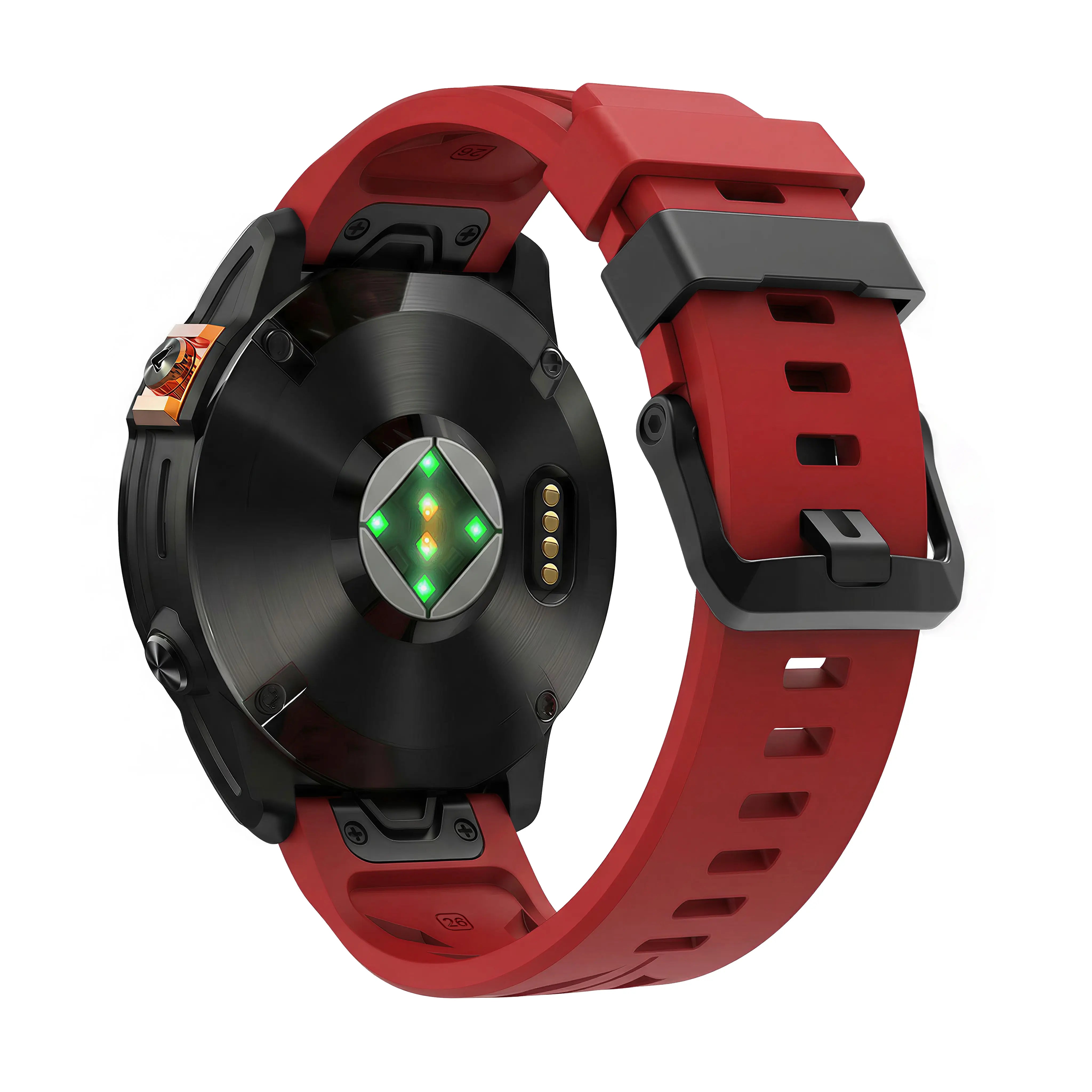Garmin Tactix 8 - 47mm Race Silicone Strap (Red)