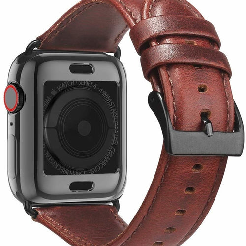 rood-bruin-leren-strap