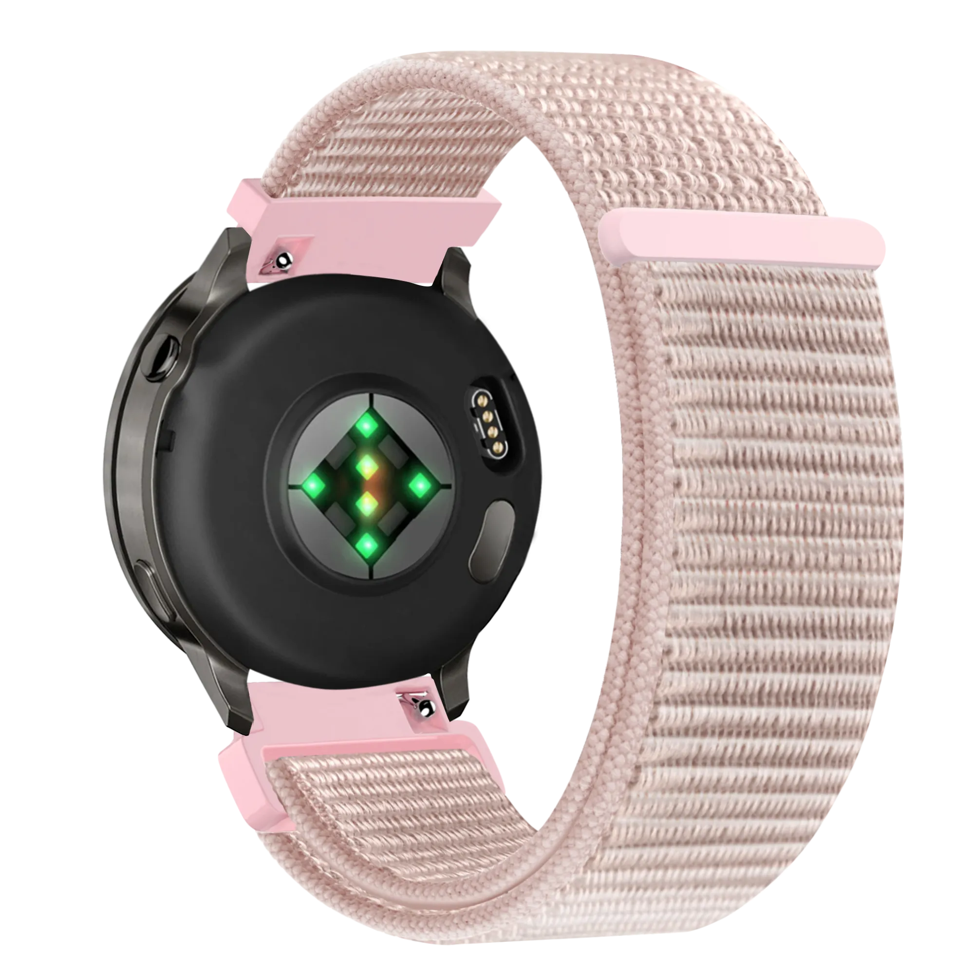 Bandz Garmin Forerunner 265s Nylon Loop Strap (Rose Gold)