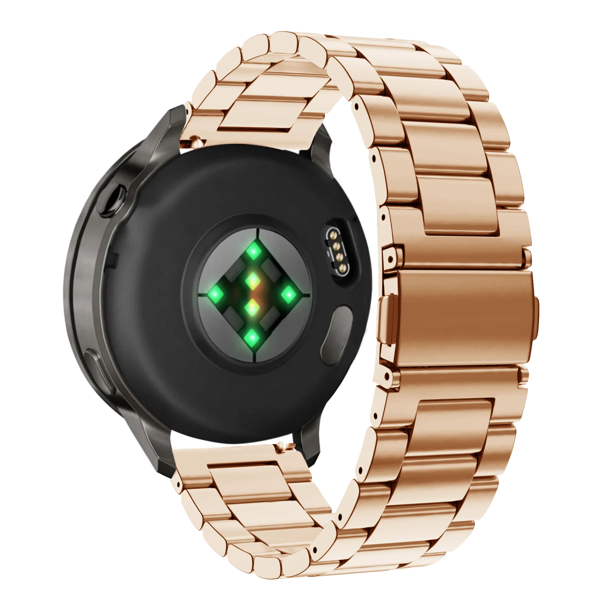 Bandz Correa acero 'Classic' Garmin Vivoactive 4s (rosa dorado)
