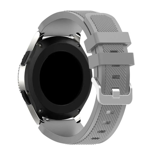 Motorola Moto Watch - 47mm Twill Silicone Strap (Grey)