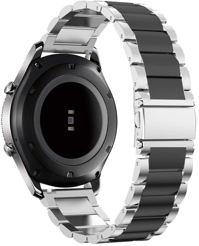 Correa acero Garmin Approach S40 (plateado/negro)