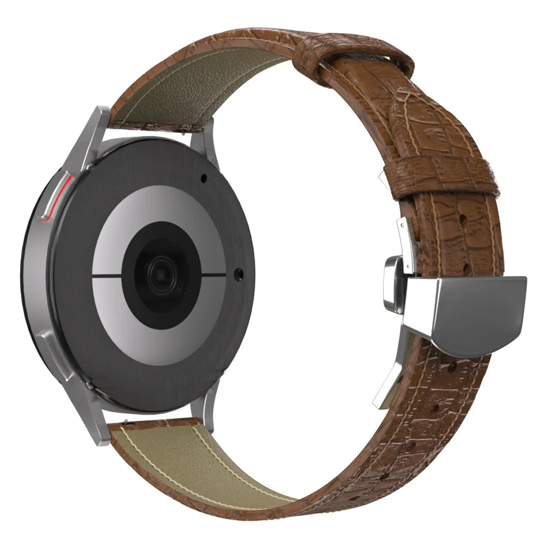 Correa cuero de lujo Coros Apex 42mm (marrón)