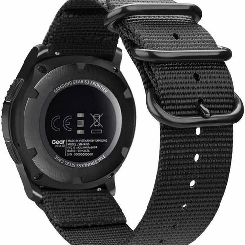Fossil Gen 4 Explorist (HR) Nylon Strap with Buckle (Black)