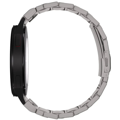 Titanium Strap 'One Push', on a watch, 3/4 rear view
