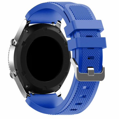 Coros Apex 42mm Twill Silicone Strap (Blue)